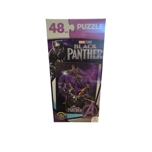 Marvel Studios Black Panther 48-Piece Puzzle 15"x10" Legacy Collection Avengers - Picture 1 of 4